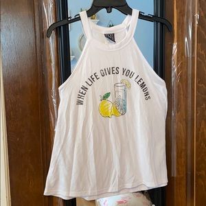 Modern Lux graphic tank top